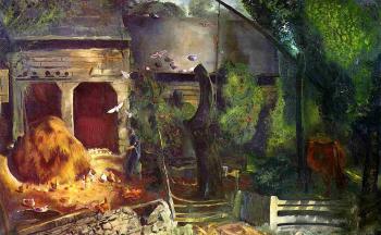George Bellows : Old Farmyard, Toodleums